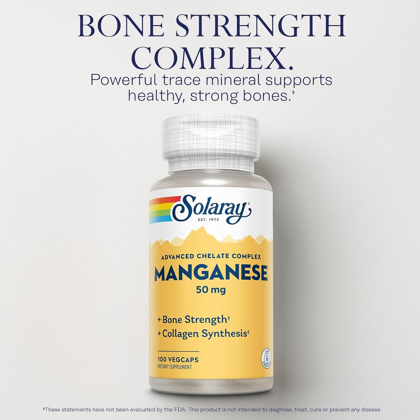 SOLARAY Manganese 50 mg – 100 VegCaps - görsel 2
