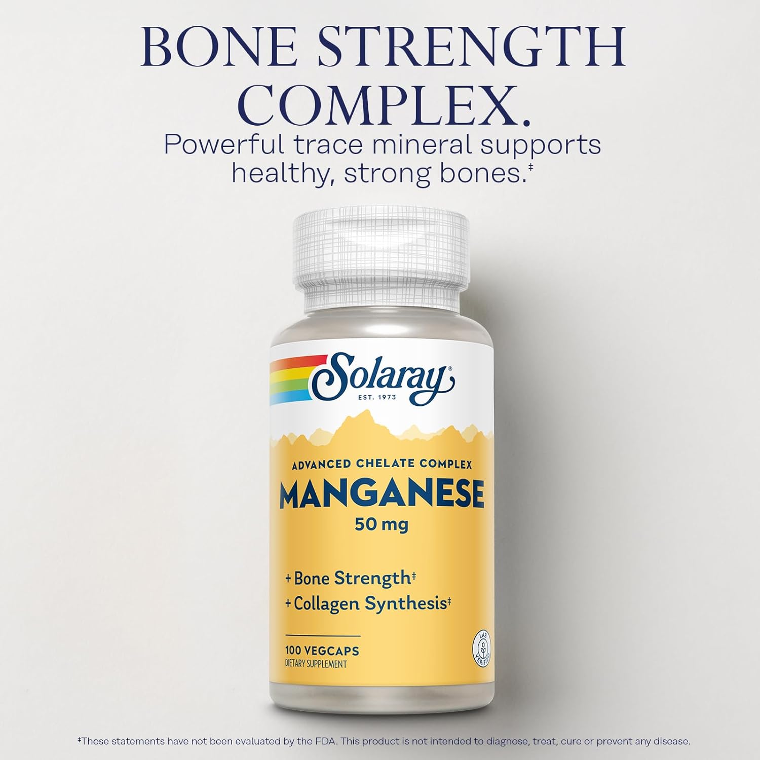 SOLARAY Manganese 50 mg – 100 VegCaps - görsel 2