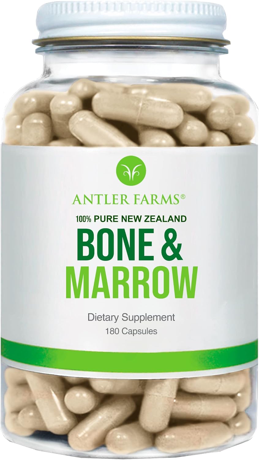 Antler Farms - 100% Pure New Zealand Bone & Marrow, 180 Capsules, 750mg - görsel 1