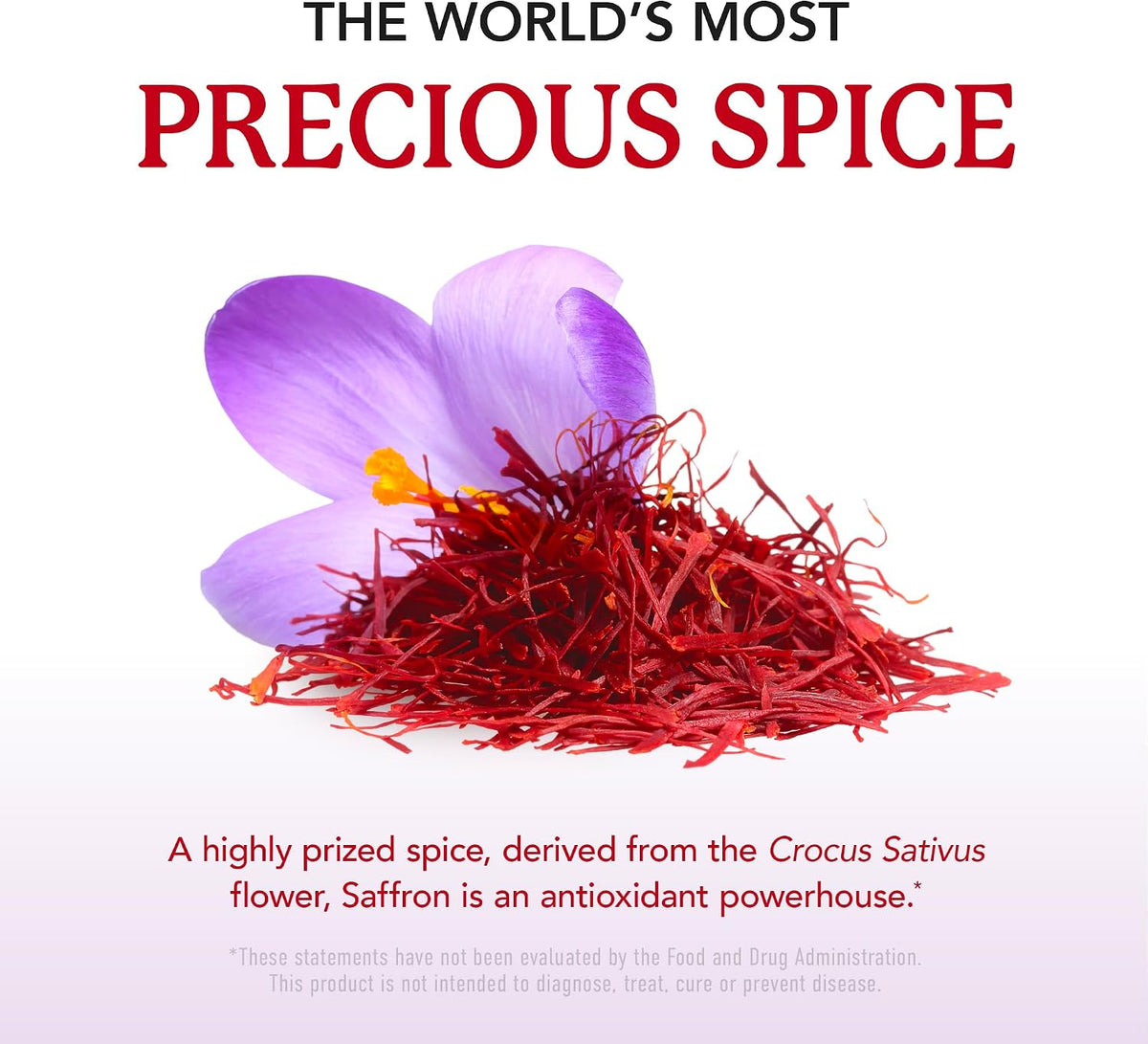 Saffron Supplements 88.5mg – Pure Saffron Extract Capsules for Mood, Focus, Eye Health & Energy Balance Support - görsel 3
