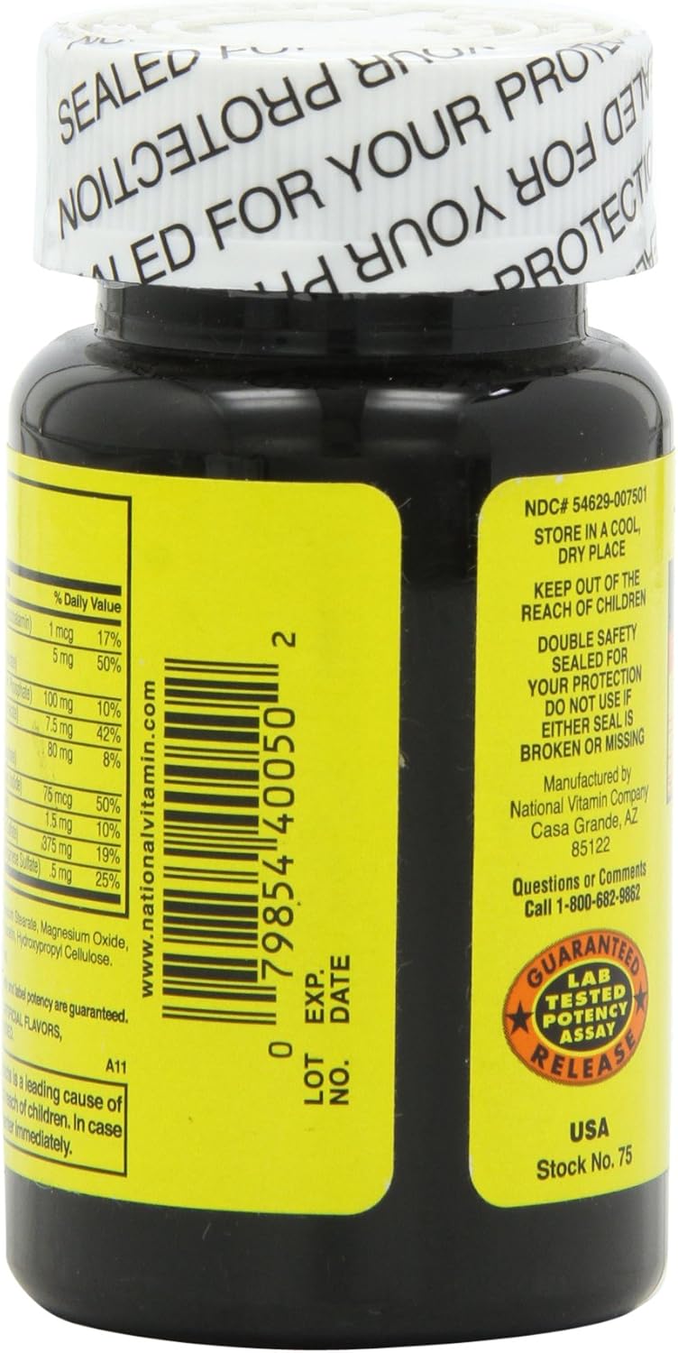 Nature's Blend Multivitamin & Mineral Tablets, 100 Tablets - görsel 5