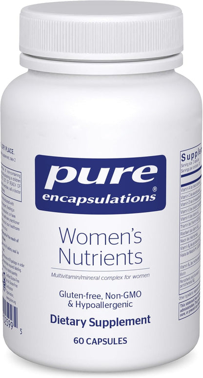 Pure Encapsulations Women’s Nutrients – Multivitamin & Mineral Complex for Women