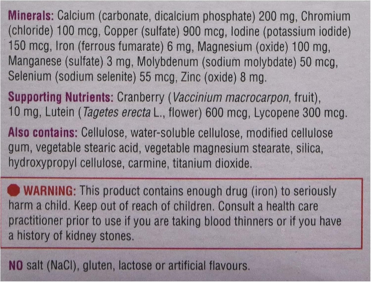 Jamieson Multi Complete Vitamin for Women 50+ 90 Caplets - görsel 5