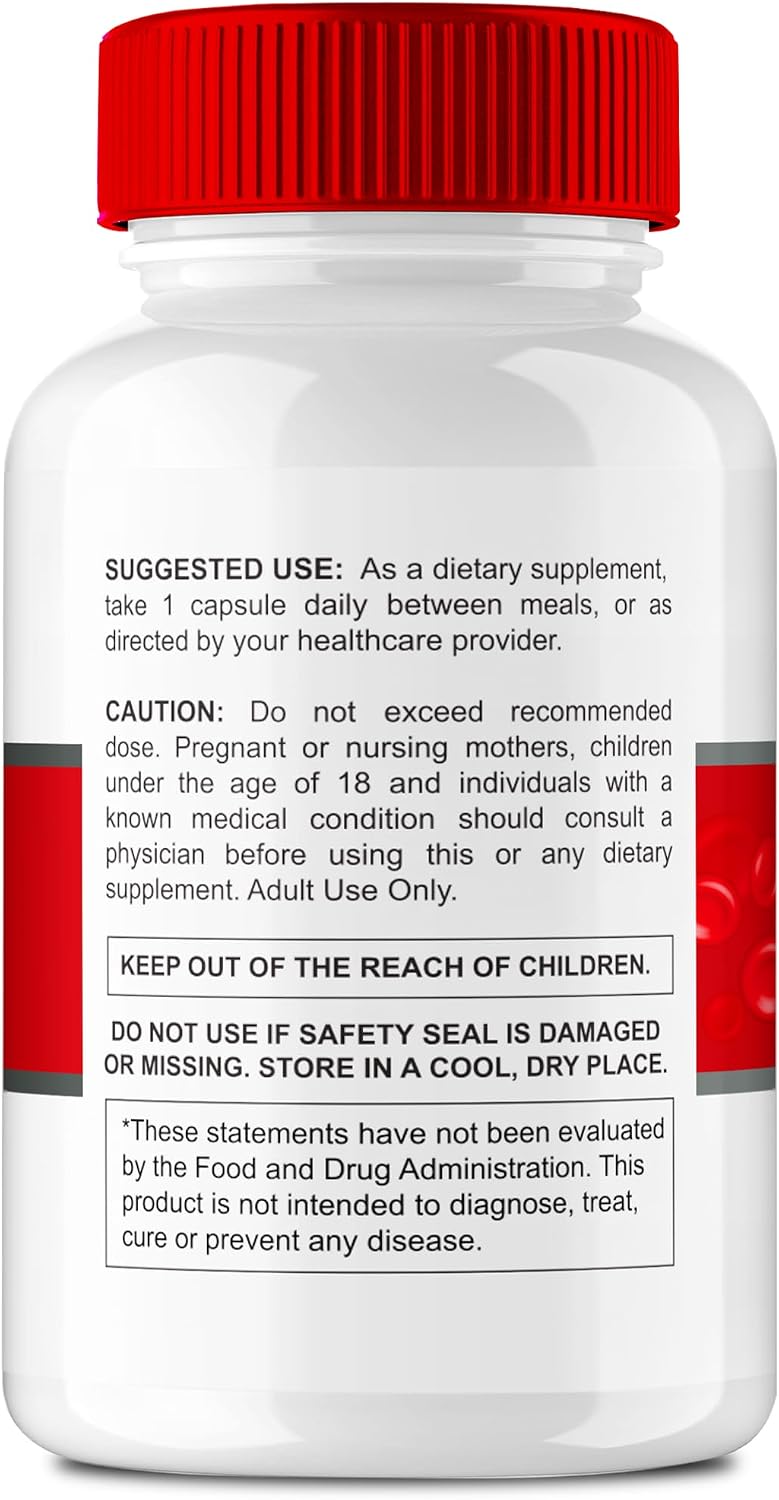 Balance Flow Glyco Optimiser Supplement Capsules - Maximum Strength All Natural Formula (5 Pack) - görsel 3