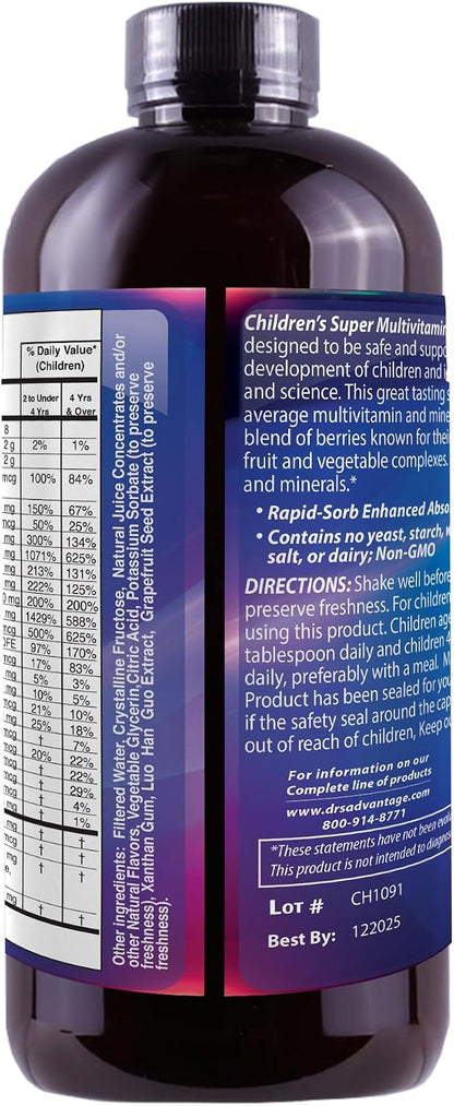Liquid Children's Super Multivitamins & Minerals 946ml