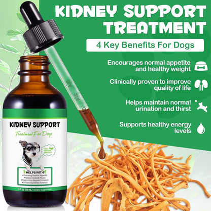 Kidney Support for Dogs - Herbal Liquid Drops, 60ml