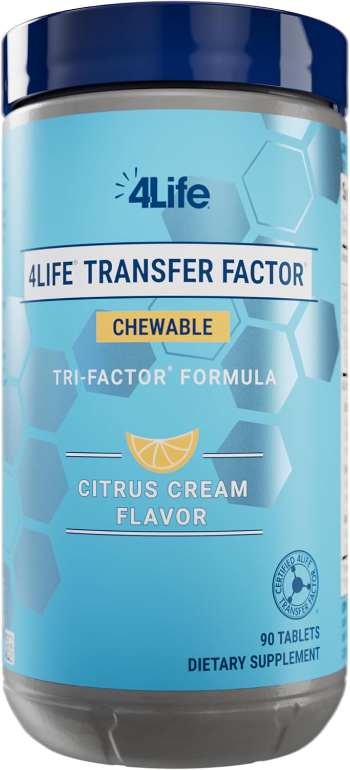 4Life Transfer Factor Chewable Immune Support – Citrus Cream, 90 Tablets - görsel 1