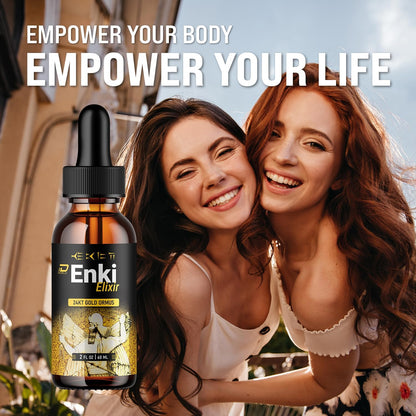 Enki Elixir Drops – Natural Herbal Liquid Food Supplement – 5 Pack (5 Month Supply)