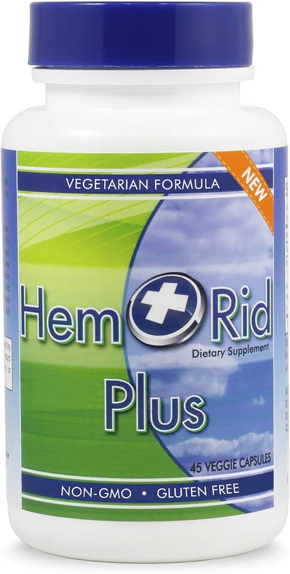 HemRid Plus Advanced Herbal Comfort Formula - 45 Veggie Capsules