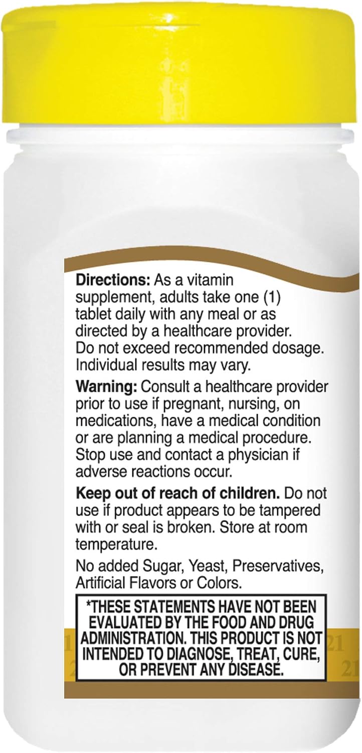 21st Century Vitamin B-6 100 mg, 110 Tablets - görsel 7