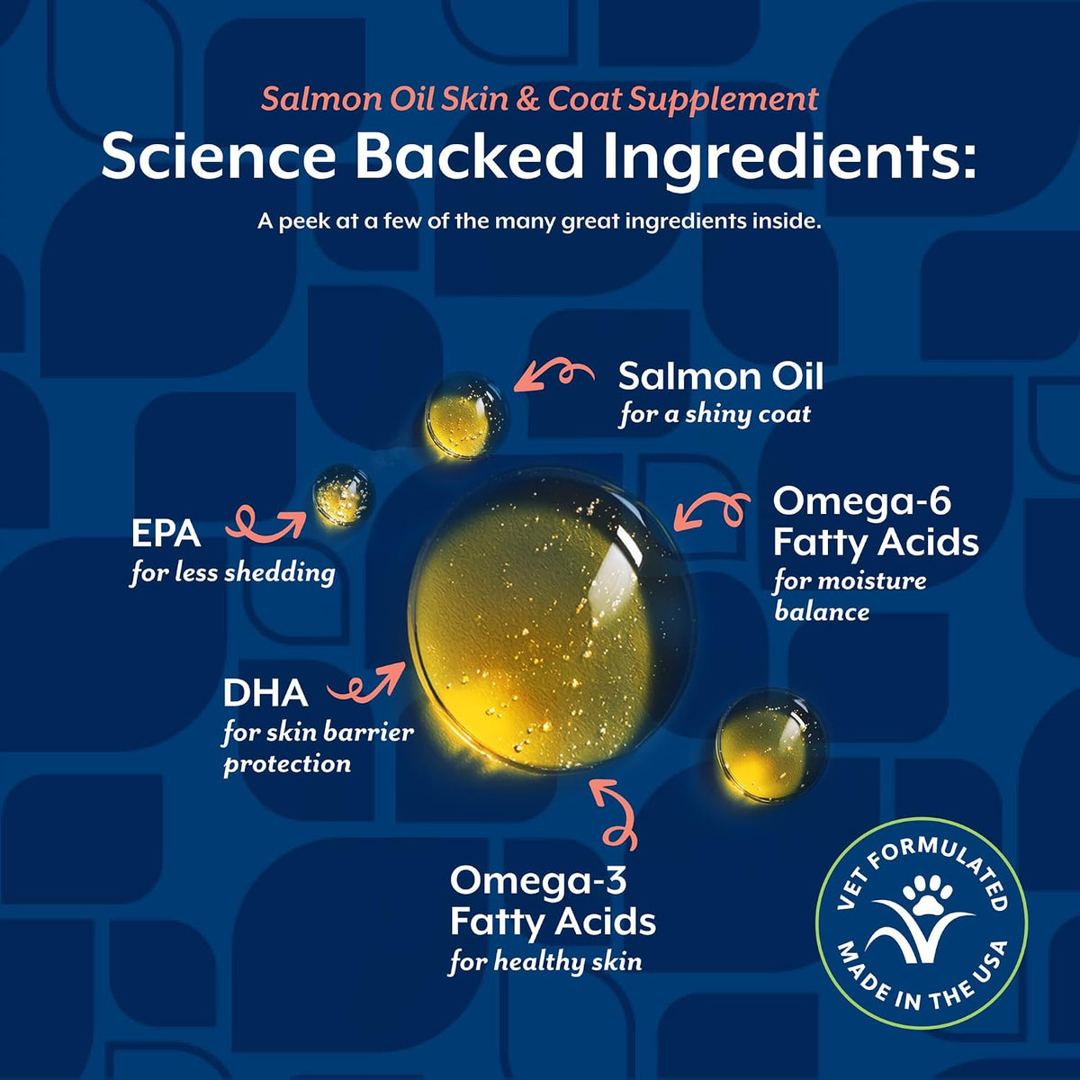 NaturVet Salmon Oil Skin & Coat Plus Omegas for Dogs & Cats (250 ml) - görsel 5
