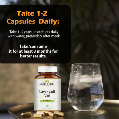 Lavangadi Vati Capsules - 120 Tablets (Pack of 1)