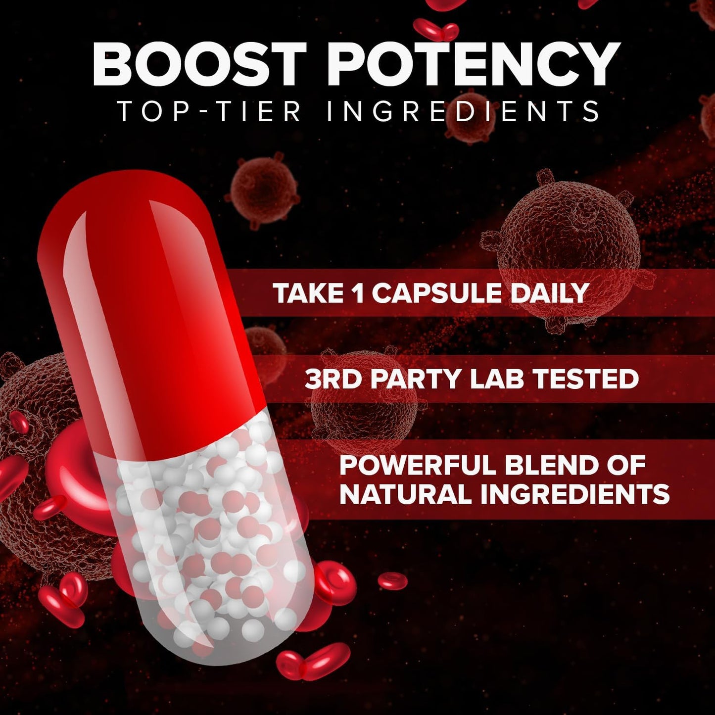 Blood Balance Capsules – Advanced Supplement for Normal Levels – All-Natural Formula – 2 Pack (120 Capsules per Bottle) - görsel 3