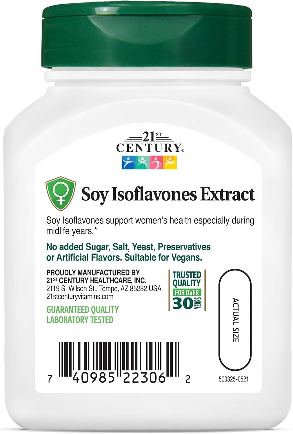21st Century Soy Isoflavones Veg Capsules, 60 Count - görsel 8