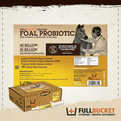 Health Foal Probiotic Paste, Natural Nutritional Supplement, 32.5 gram Tube