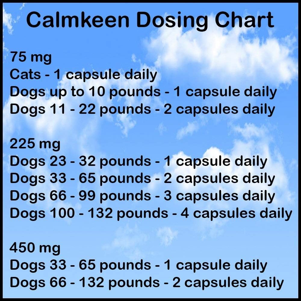 Calmkeen 225 mg 60 Capsules Nutritional Supplement for Medium Dogs 10 kg and Up (Formerly Calmkene) - görsel 3