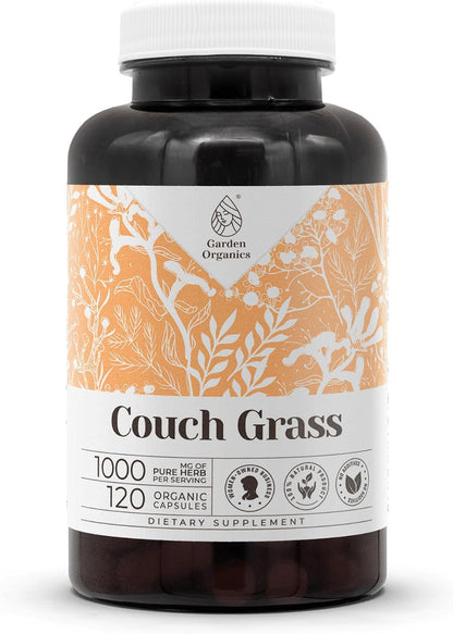 Garden Organics Couch Grass 120 Capsules – High-Potency Herbal Food Supplement