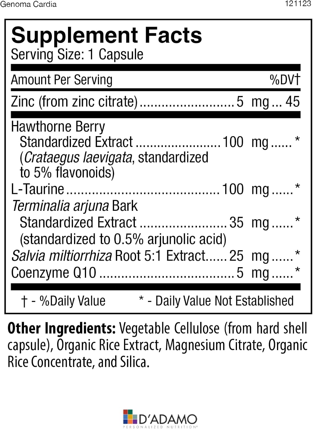 D'Adamo Personalized Nutrition Cardiac Synergy Stack - görsel 3