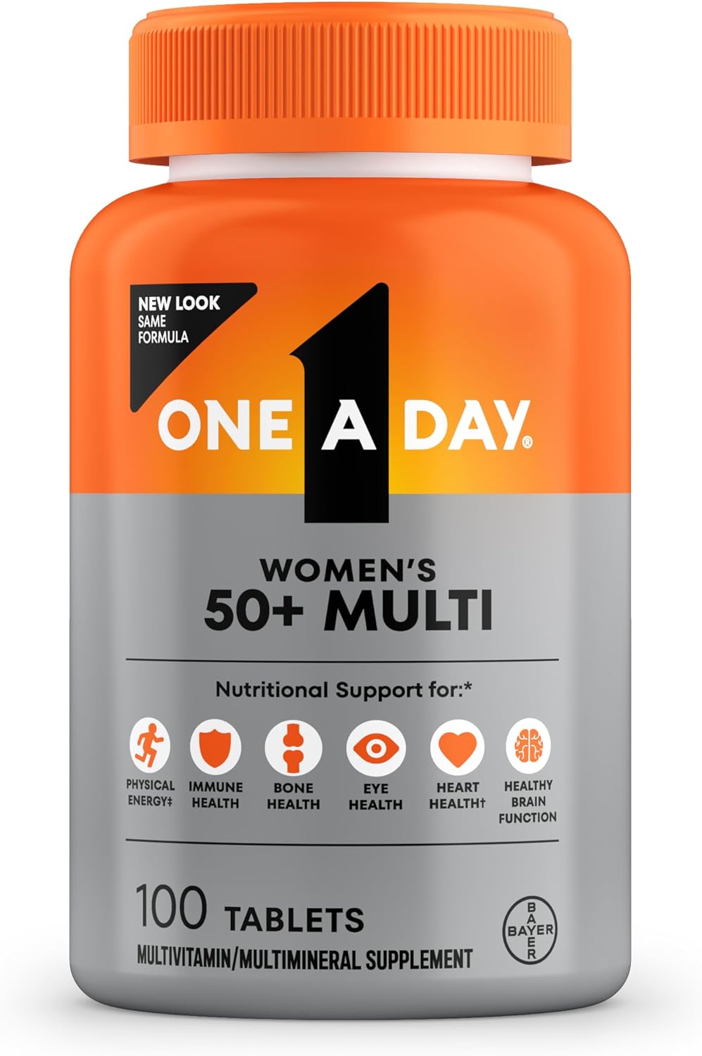One A Day Multivitamin for Women Over 50 Tablets, 100 Count - görsel 1