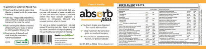 Absorb Plus Isolate Protein - Diet Supplement for Improved Gut Health, Extra Nutritional Support, Non-GMO, Gluten-Free, Lactose-Free, Casein-Free (100 g, French Vanilla)