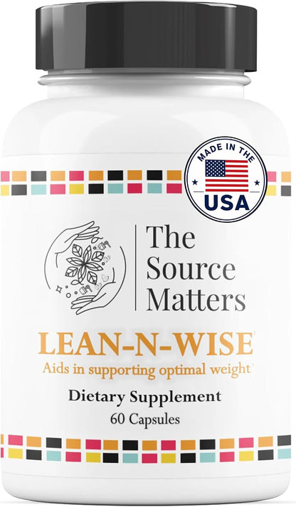 Lean-N-Wise Digestion & Energy Support with Green Coffee Bean, Hibiscus, Lemon Verbena & Magnesium Citrate | Plant-Based Formula for Daily Wellness (60 Capsules)