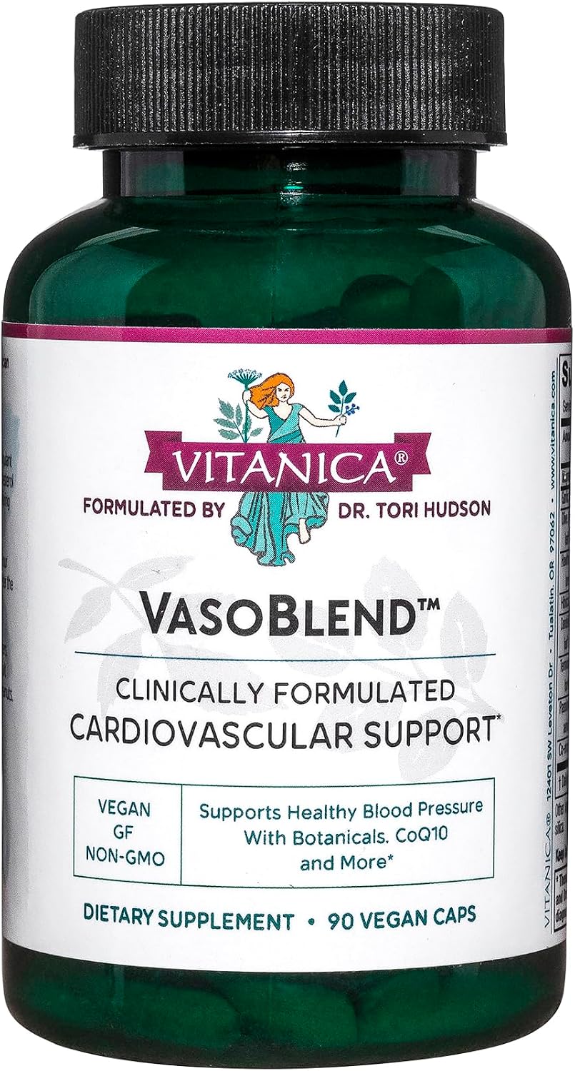 Vitanica VasoBlend, Cardiovascular Support, Vegan, 90 Capsules - görsel 1