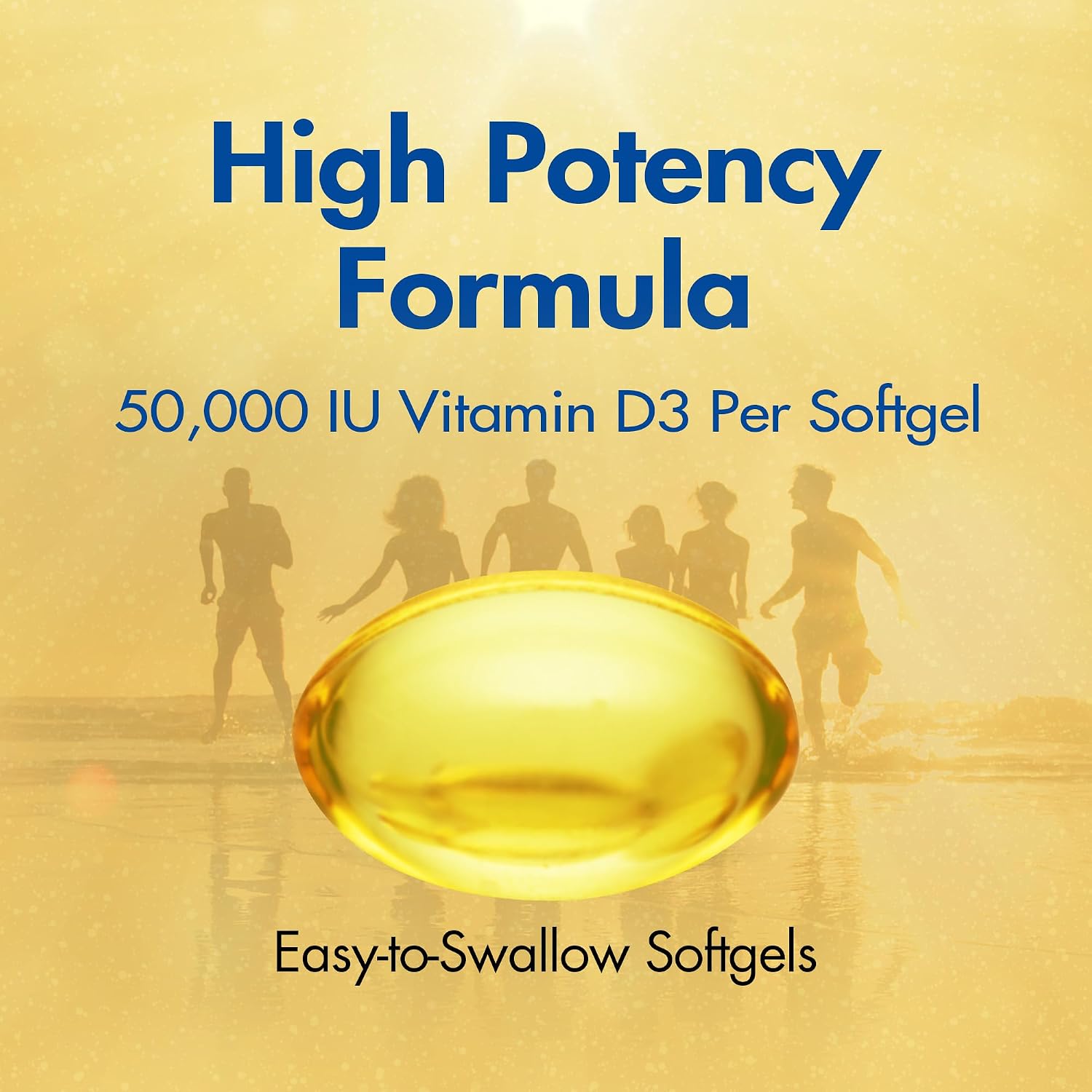 ULTRA-D3 Once-Weekly Vitamin D3 50,000 IU Soft gel capsules, 50 Soft gel capsules per Bottle - görsel 4