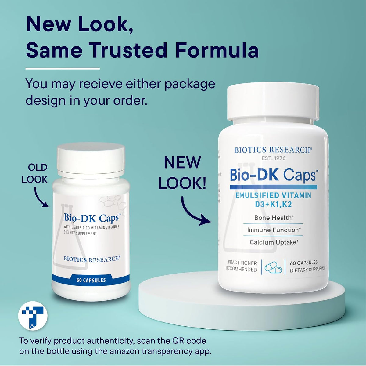 BIOTICS RESEARCH Bio-DK Caps – Emulsified Vitamin D3 + K1 + K2 (MK-7), 60 Capsules - görsel 9