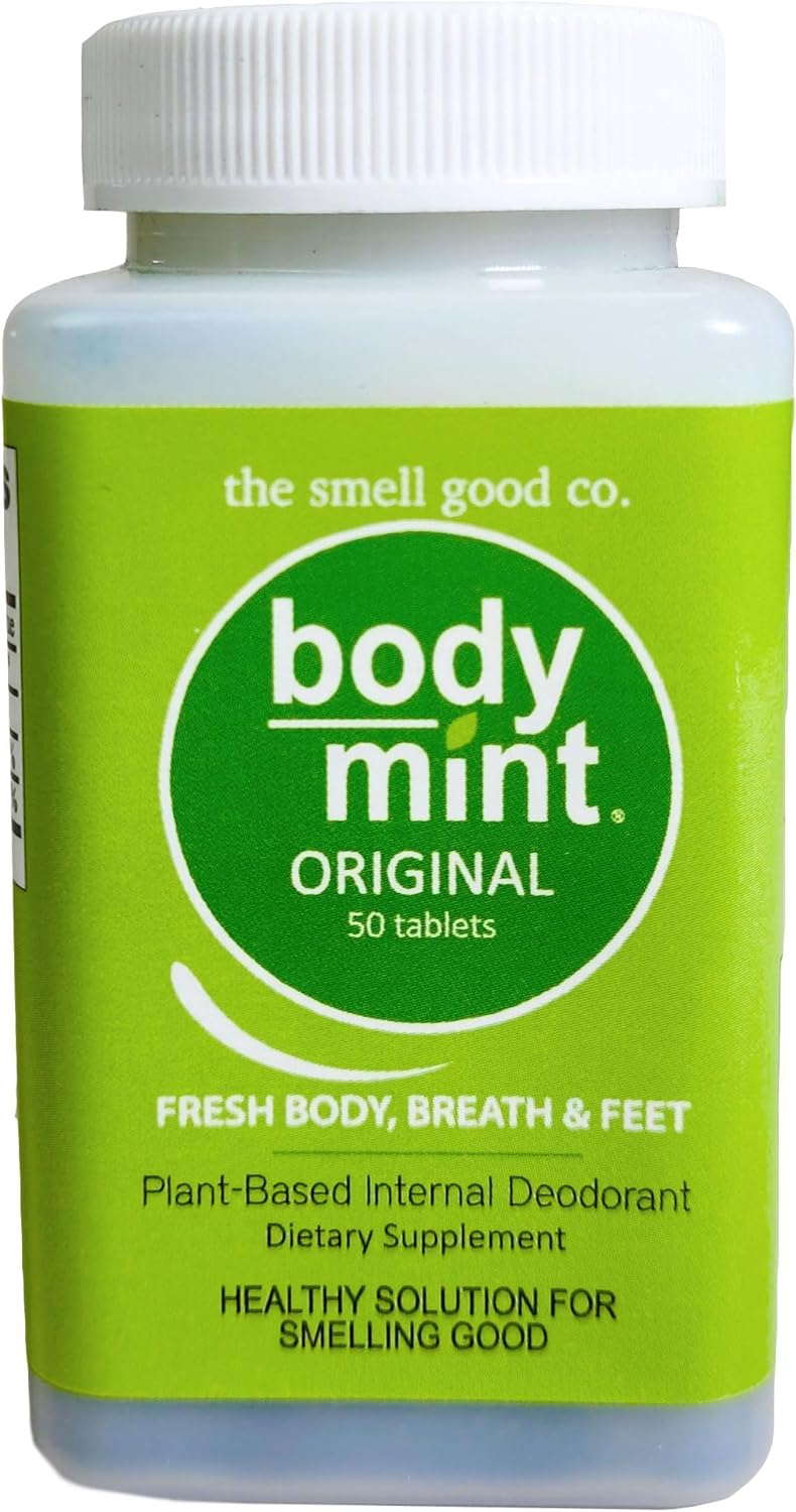 Body Mint Original - Chlorophyll Deodorising Supplement for Full Body Freshness (50 Tablets) - görsel 1