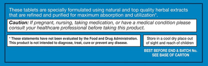Aquaflow Water Balance Support Tablets – Traditional Botanical Blend for Fluid Balance – 60 Tablets
