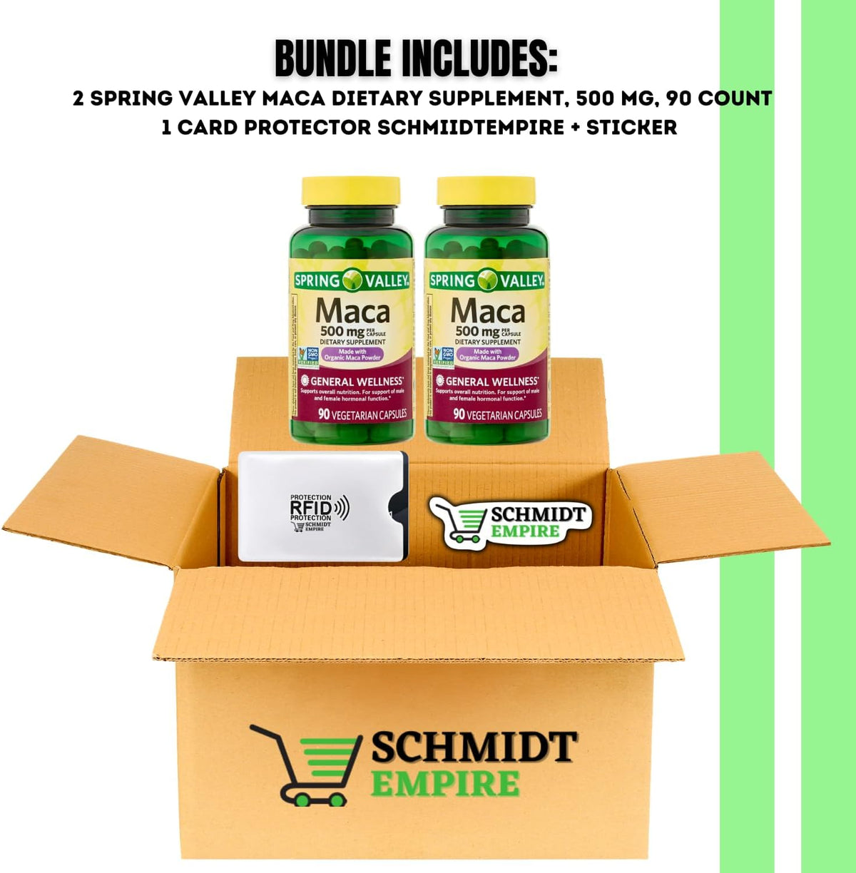 Maca Food Supplement, 500 mg, to Support General Wellbeing (90 Capsules) - görsel 2