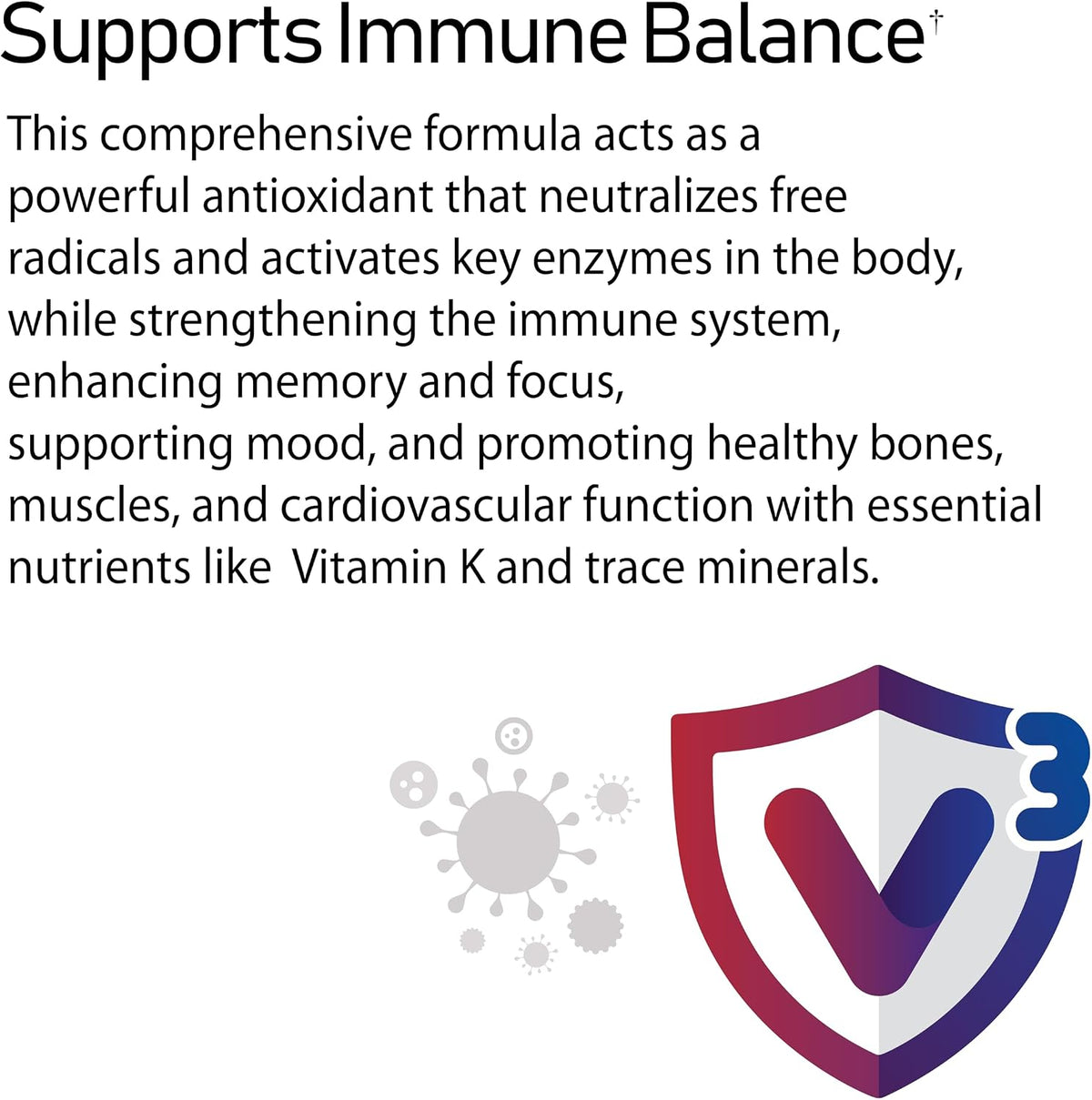 NANOWELL V3 IMMUNO Shield 180 Soft gel capsules (2-Pack) - Immune Support Supplement with Vitamin C, D3, K Complex, and Zinc (360 Count) - görsel 6