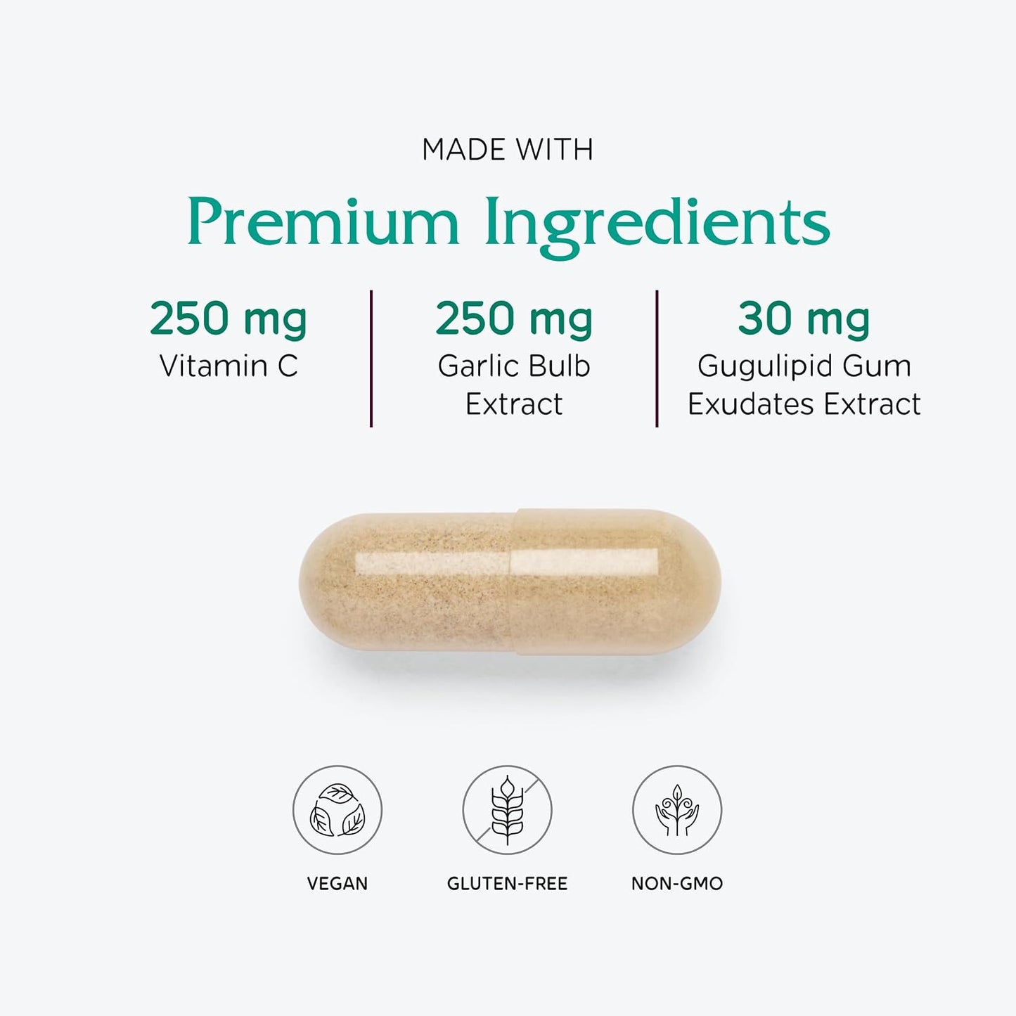 Vitanica CardioBlend – Cardiovascular Support, Vegan, 120 Capsules - görsel 4