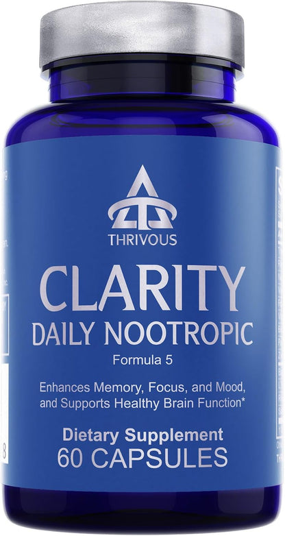 Thrivous Clarity Daily Nootropic – Cognitive Support & Mood Formula