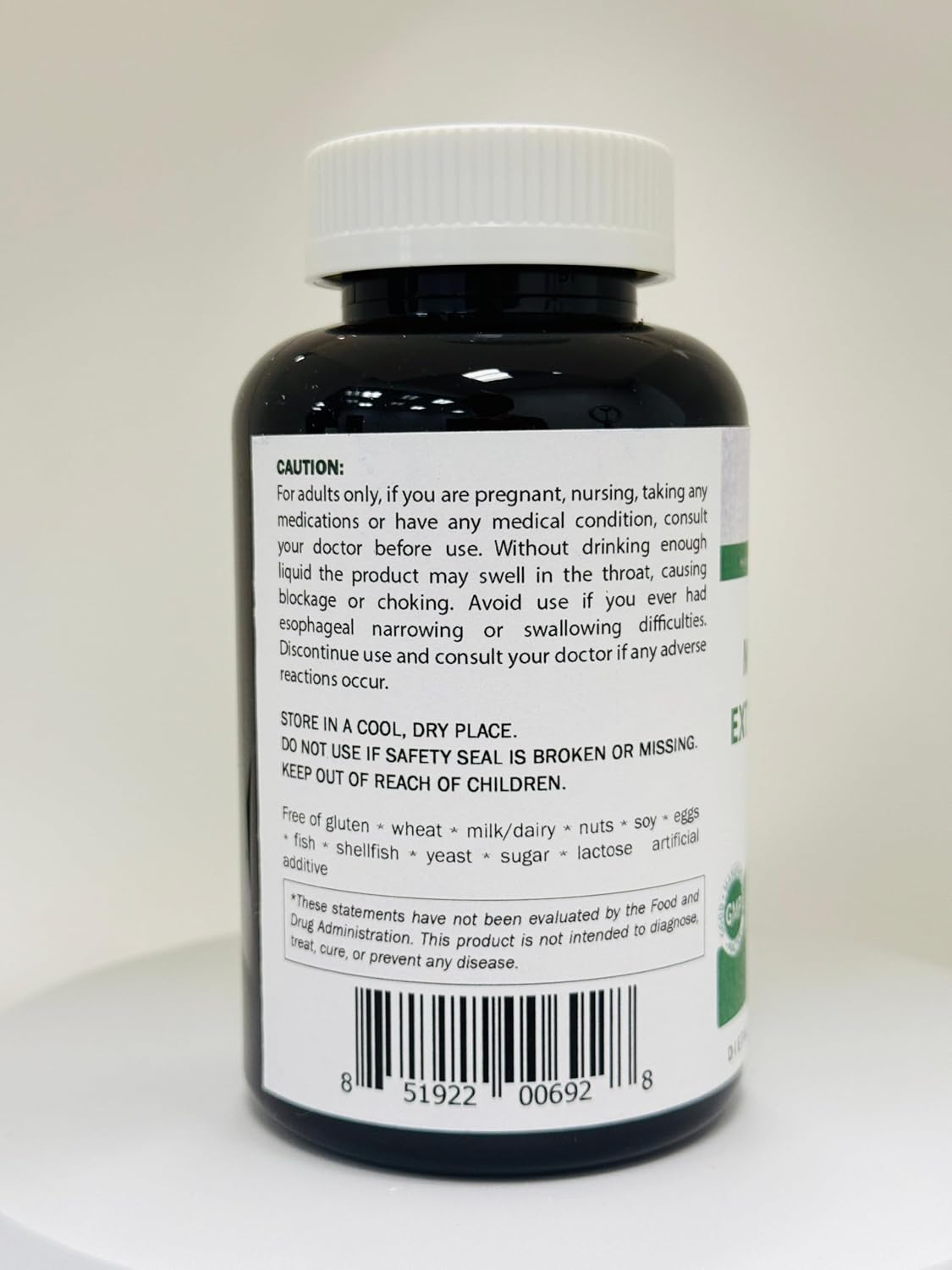 Moringa Oleifera Extract 10:1 1500 mg - 180 Capsules - Non-GM and Gluten-Free Supplement - Moringa Leaf Green Superfood - görsel 6