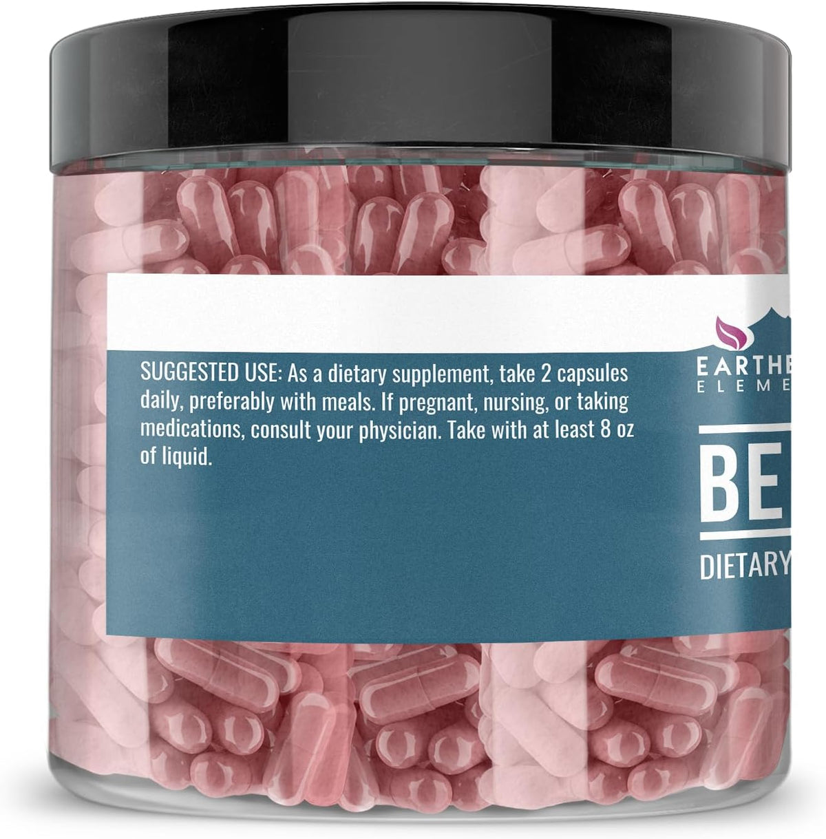 Earthborn Elements Beet Root 200 Capsules, Pure & Undiluted, No Additives - görsel 3