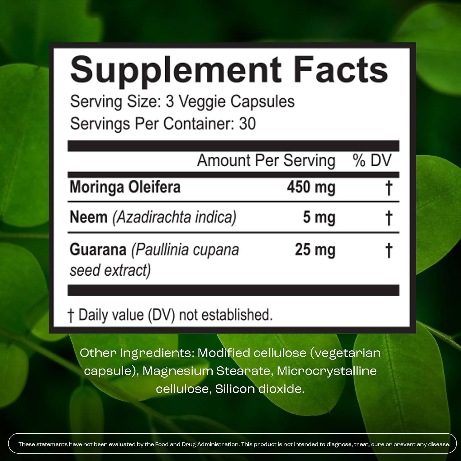 Moringa Oleifera + Leaf Nutritional Supplement | Immune & Energy Support | 90 Capsules - görsel 9