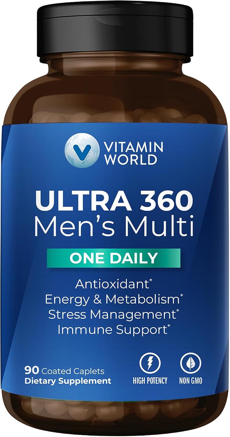 Vitamin World Ultra 360 Multivitamin for Men One Daily - 90 Tablets - görsel 1