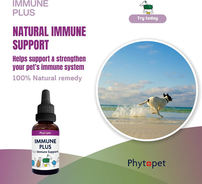 Phytopet Immune Plus - Herbal Immune Support for Pets (30ml)