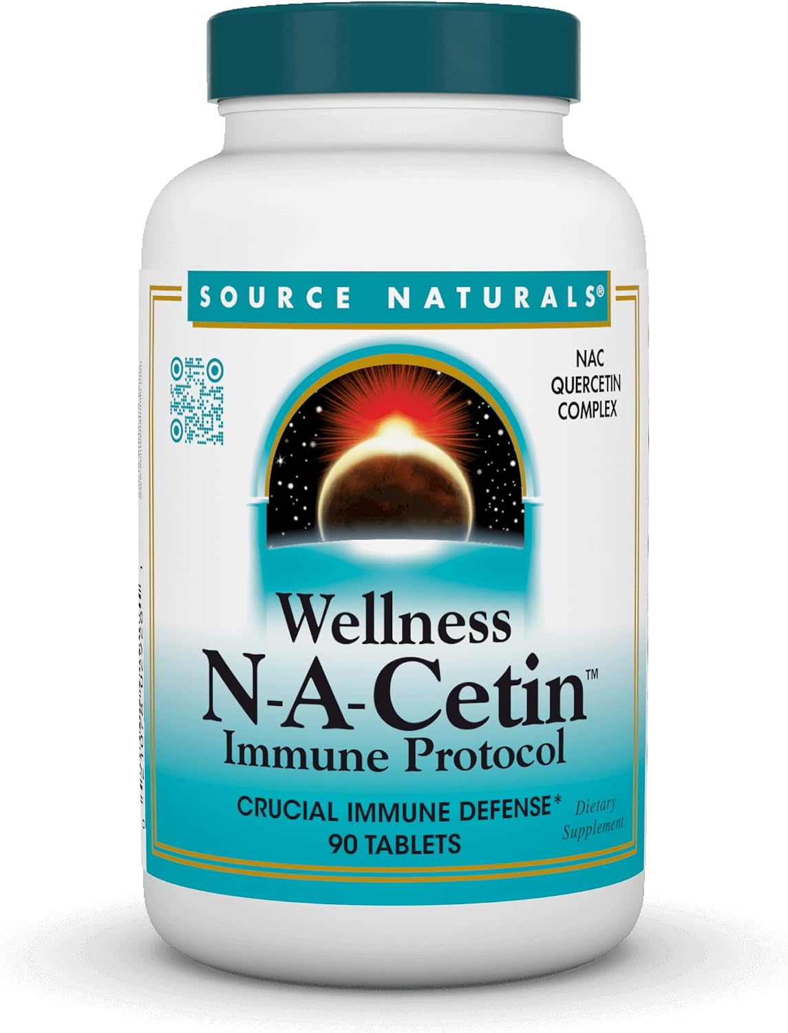 Source Naturals Wellness N-A-Cetin Immune Protocol – 90 Tablets - görsel 1