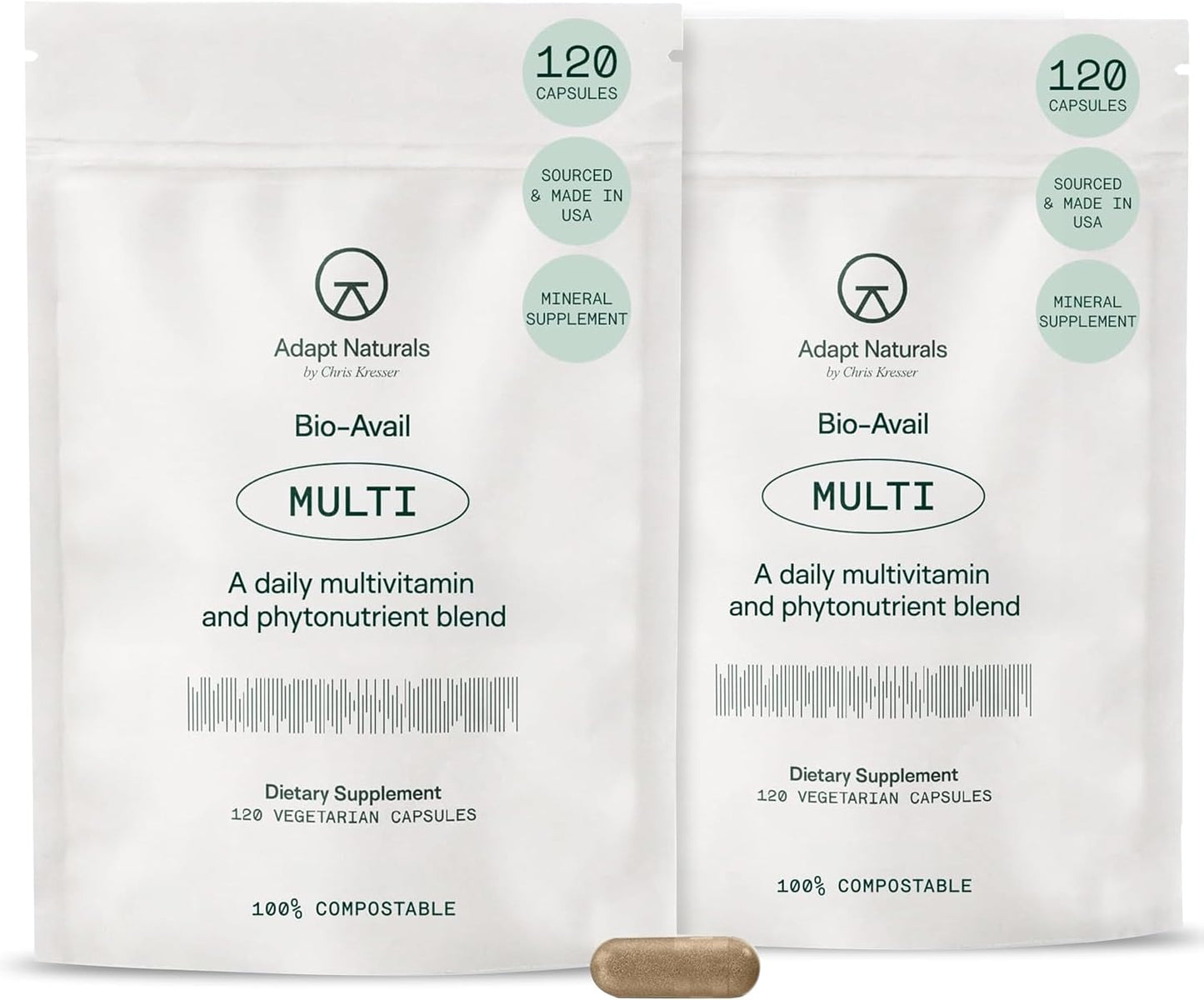 Adapt Naturals Multivitamin for Women and Men – Bio-available Daily Supplement – 30-Day Supply - görsel 9