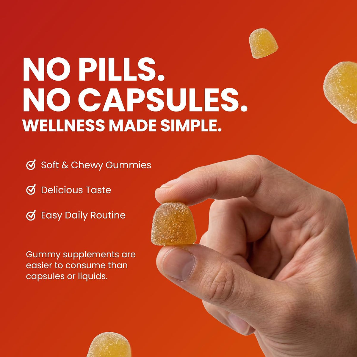 Sakoon Vitamin D3 K2 Gummies 5000 IU with Black Seed Oil - Bone Strength, Calcium Absorption & Immune Support - Non-GMO, Gluten-free - 60 Gummies - görsel 5