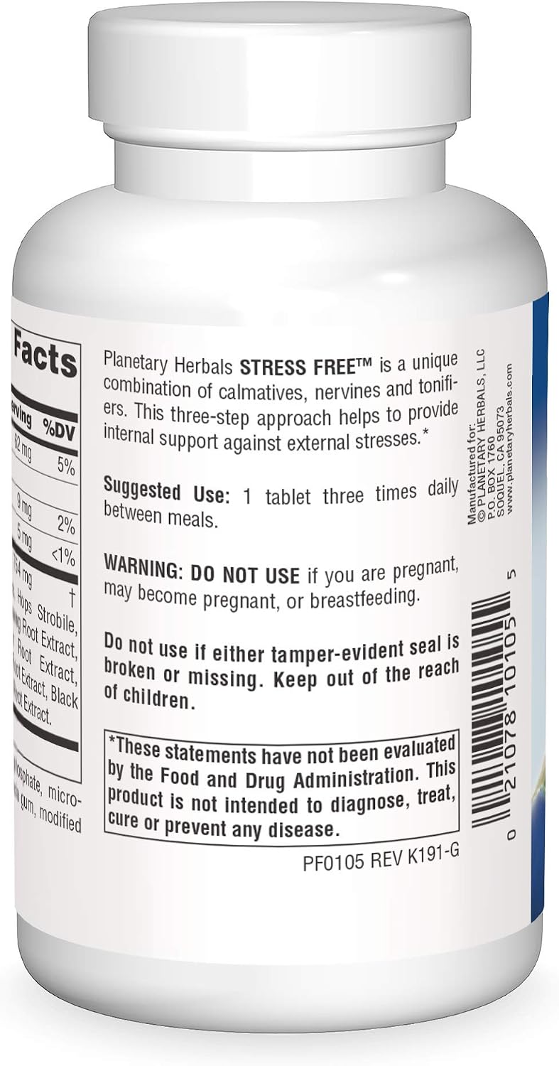 Planetary Herbals Stress Free Calm Formula – 90 Tablets - görsel 2