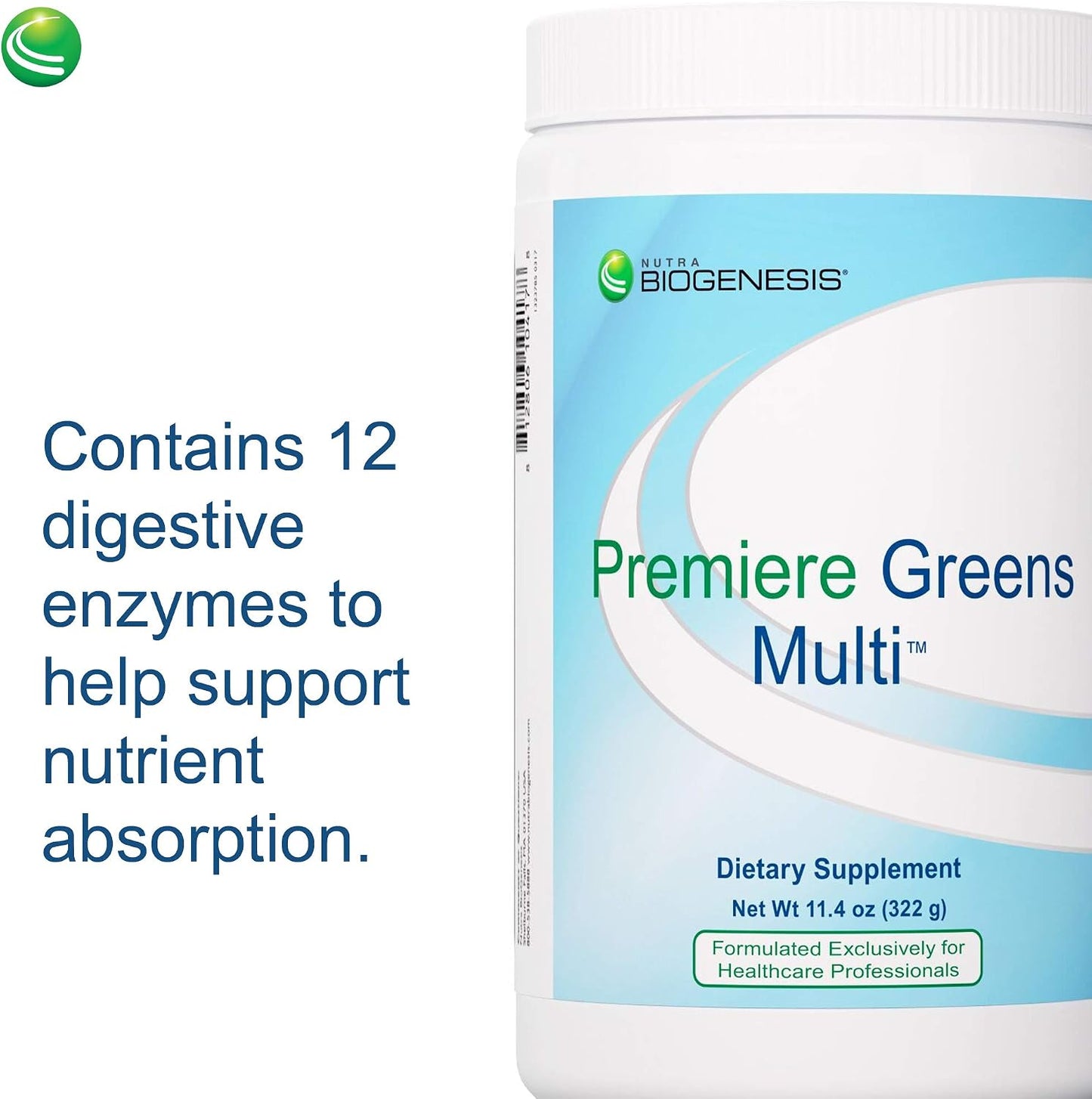 BioGenesis Premiere Greens Multi Fine Powder, Vanilla Berry Flavour, 392 g - görsel 6