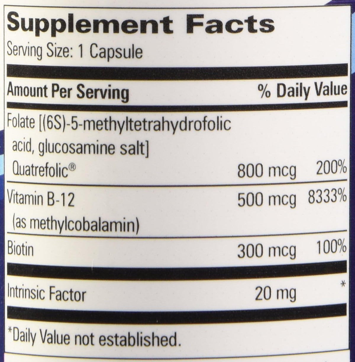Progressive Labs B-12 Intrinsic Factor Supplement, 60 Tablets - görsel 3
