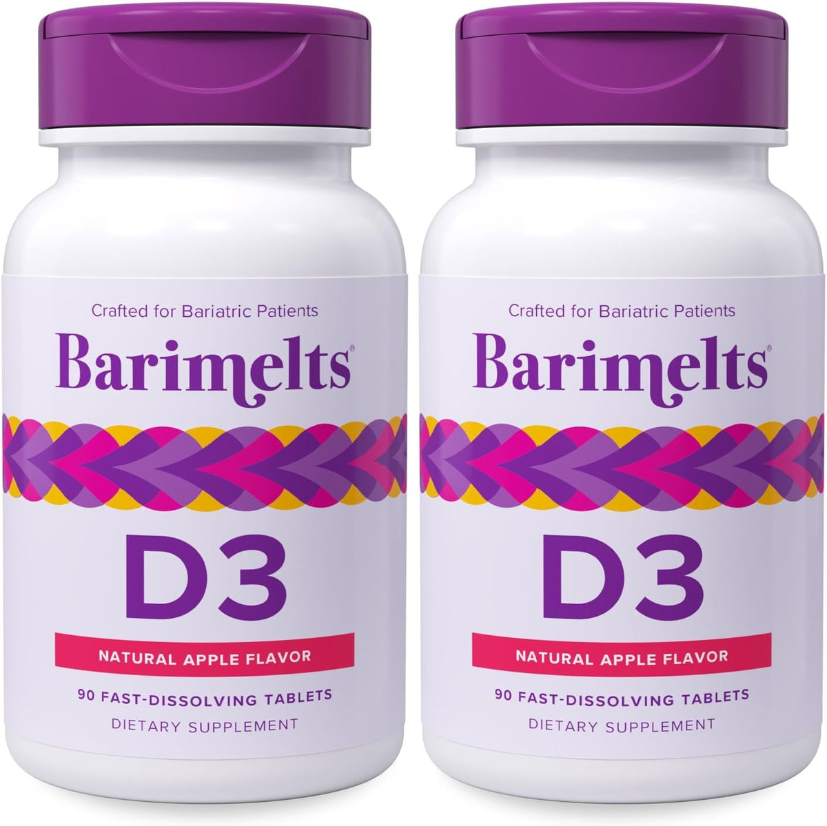 BariMelts Vitamin D3 5000 IU, 90 Fast-Dissolving Tablets (3-Month Supply), Bariatric Vitamins for Women, Natural Apple Flavour - görsel 9