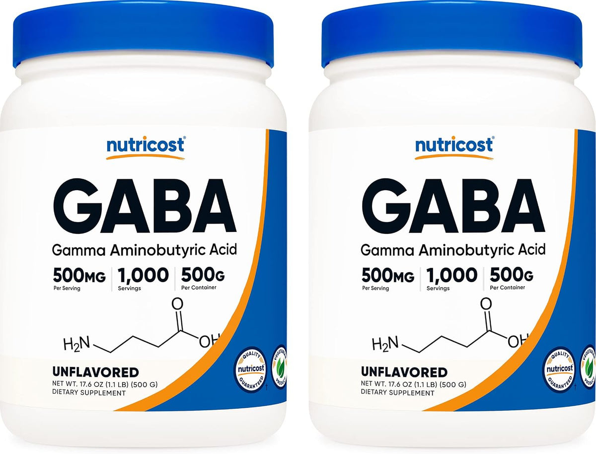 Nutricost Pure GABA Powder (500g) - Pack of 3 - görsel 6