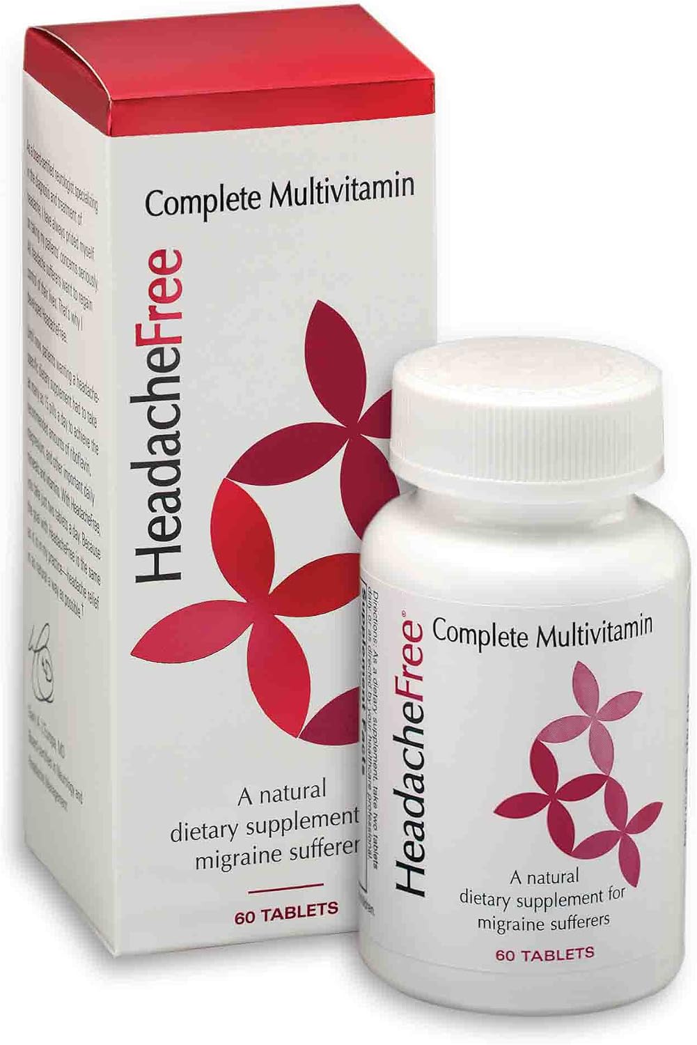 HeadacheFree Complete Multivitamin - 60 Tablets - görsel 1
