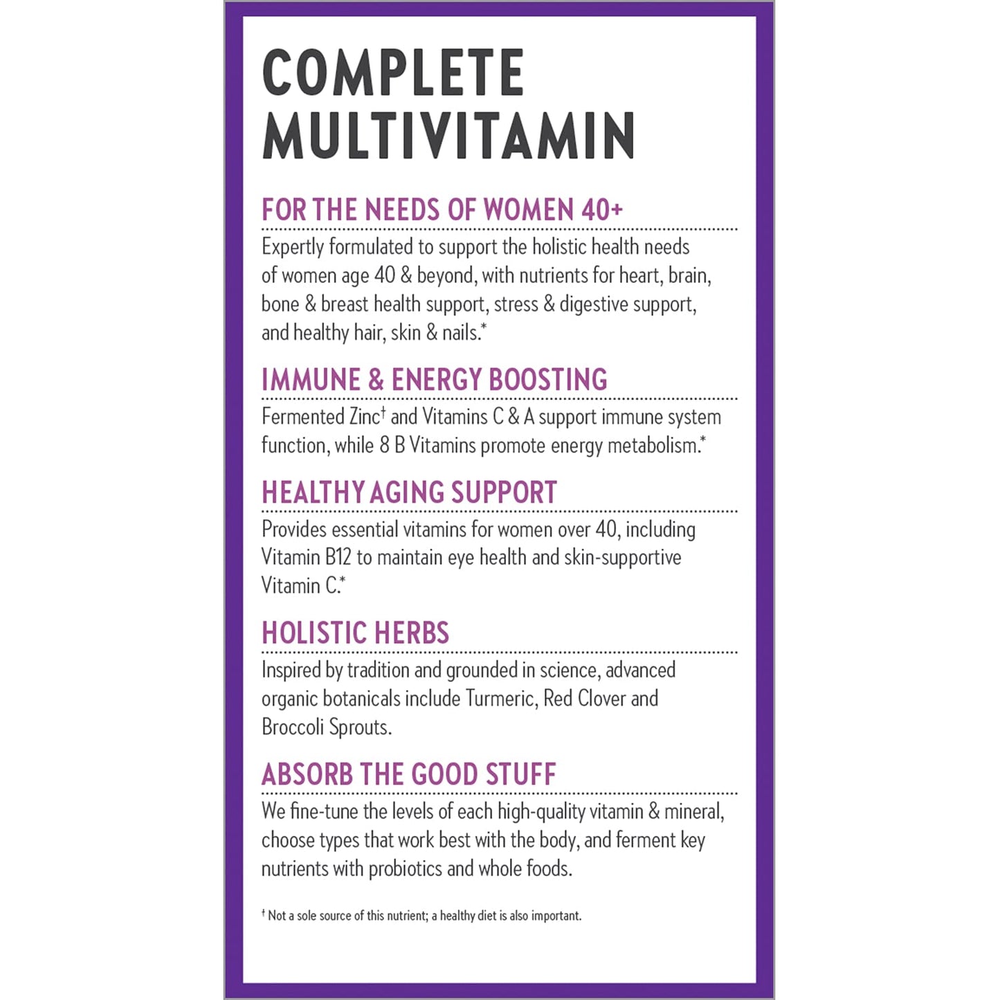 New Chapter Women's Multivitamin 40+ – Every Woman's One Daily, 48 Tablets - görsel 9