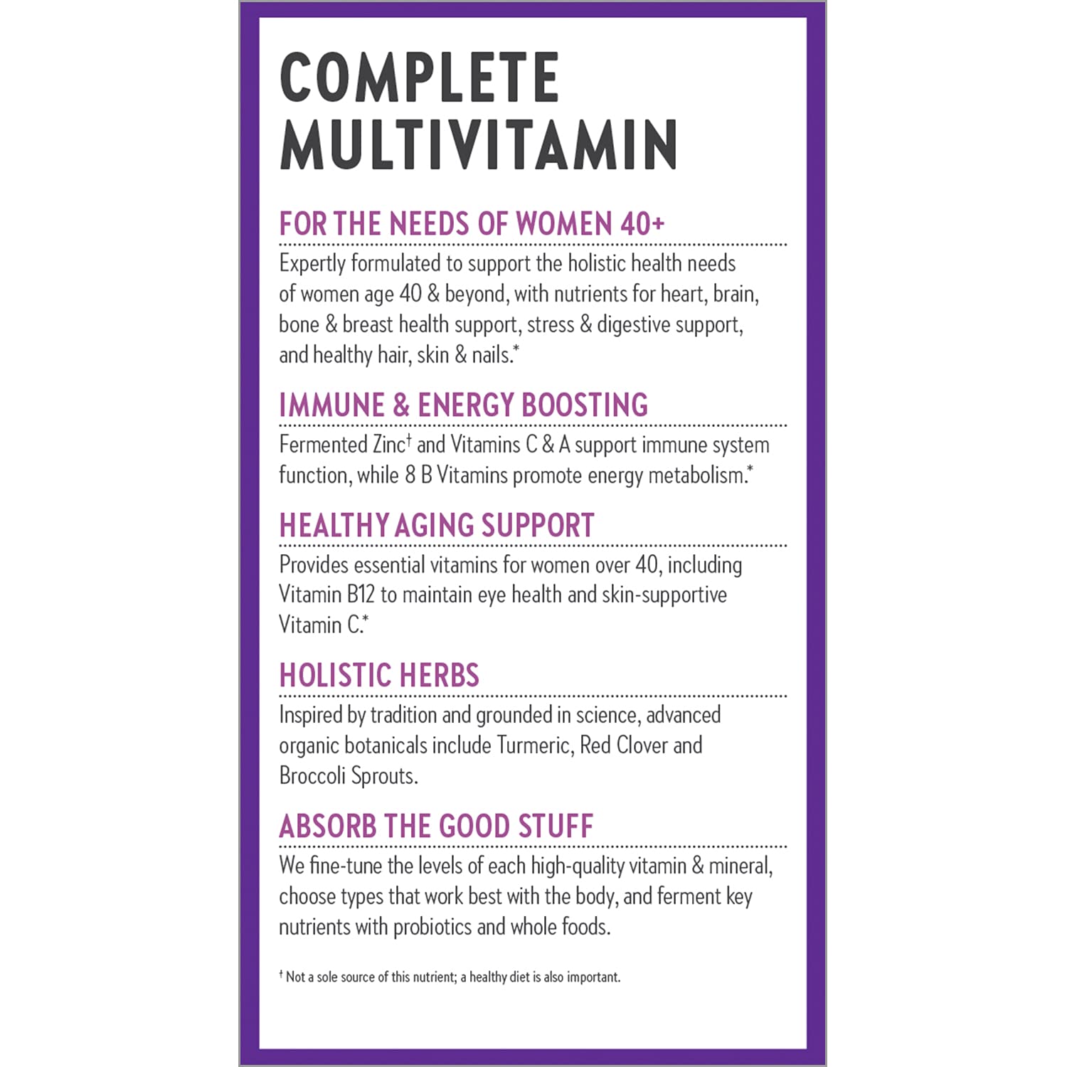 New Chapter Women's Multivitamin 40+ – Every Woman's One Daily, 48 Tablets - görsel 9